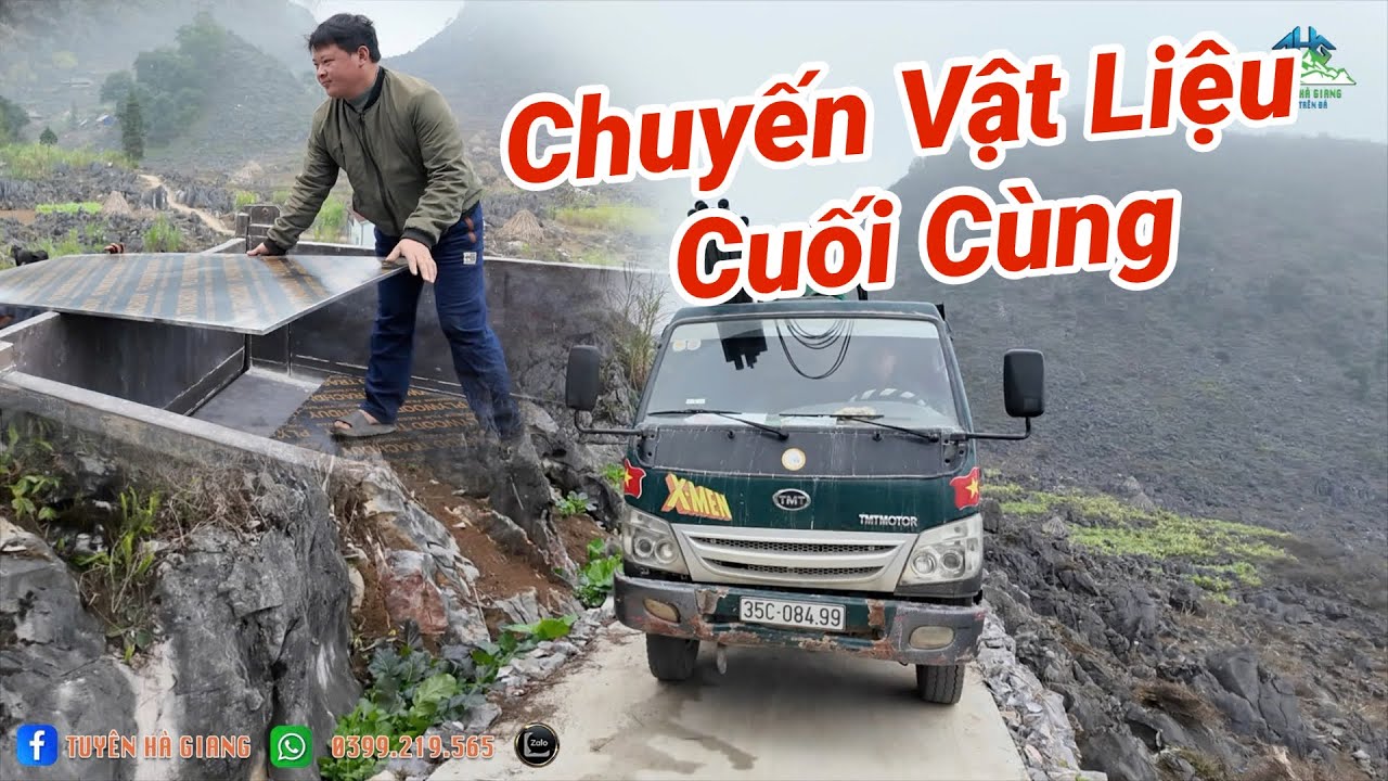 CHUYẾN VẬT LIỆU CUỐI CÙNG TUYẾN ĐƯỜNG HẠNH PHÚC BÀ CON TỈNH DÀO CHUẨN BỊ TỔNG KẾT - Tuyên Hà Giang