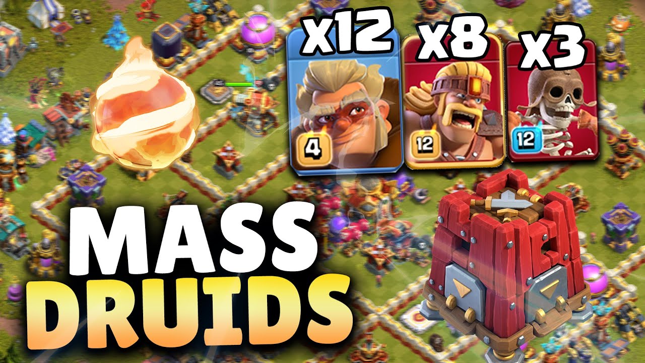 +320 | Mass Druids Attack Strategy TH16 | Legend League Attacks #3 | Clash of Clans