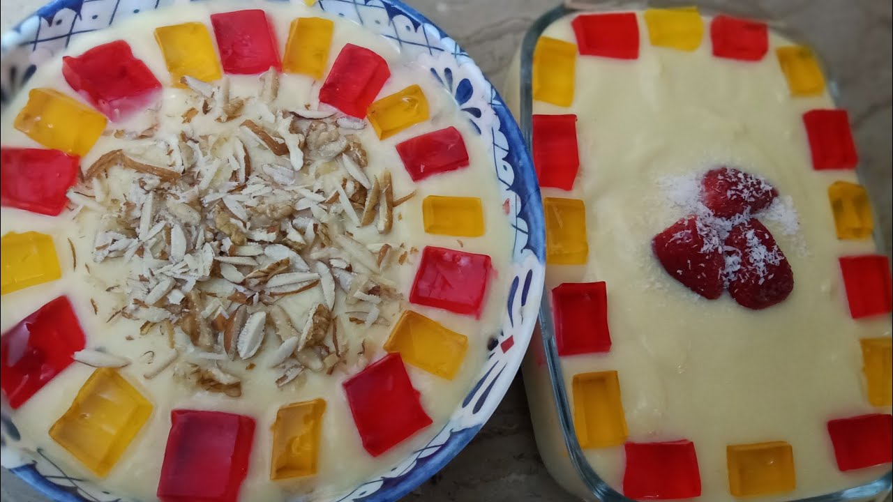 Custard trifle 🍮 recipe by AL AWAN'S KITCHEN