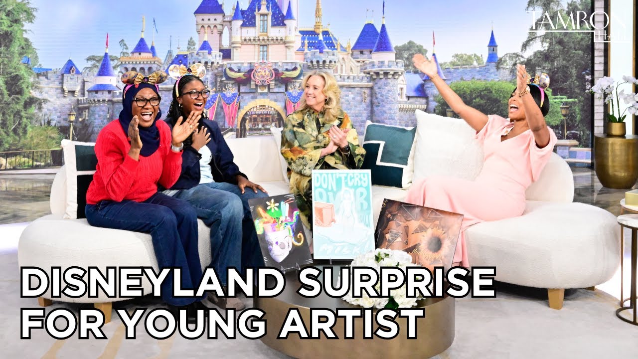 Magical Disneyland Surprise for Young Artist