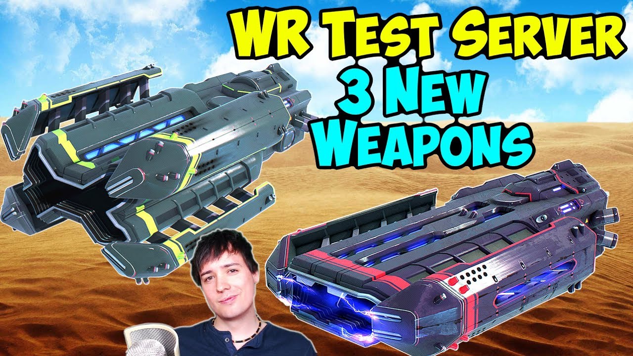 War Robots Test Server: 3 New Energy Shotgun Weapons - WR News Vlog