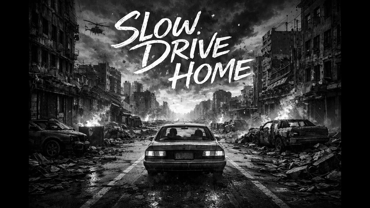 Slow Drive Home – Sad Lo-Fi Beats for Late Nights & Overthinking | Myu Music