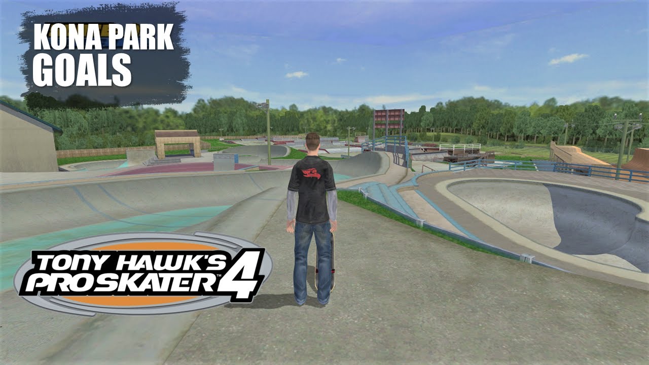 Tony Hawk's Pro Skater 4 (PS2) - Kona Park: Goals