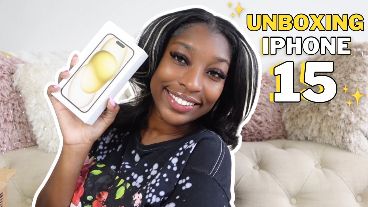 РАСПАКОВКА НОВОГО IPHONE 15! 💛 Обзор iPhone 15, первое впечатление