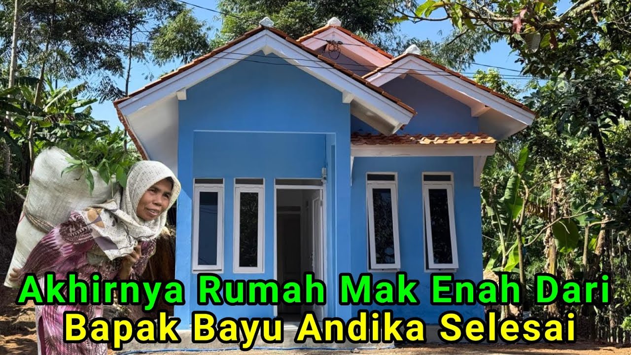Beribu Ribu Terima Kasih Kepada Bapak Bayu Andika Akhirnya Rumah Mak Enah Dan Anak Yatimnya Selesai