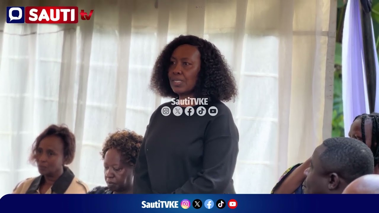 Cyrus Jirongo three official wives introduced at his Gigiri home by funeral committee 