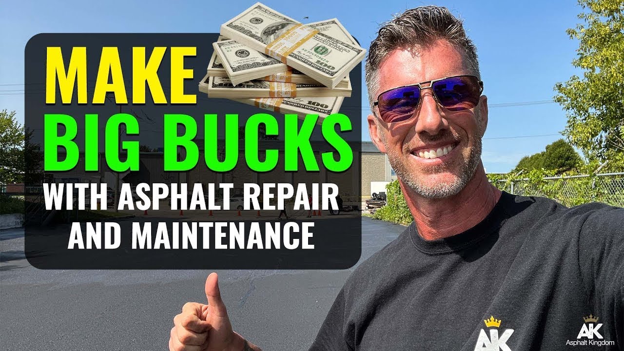 Make $6,000 in One Day with Asphalt Repair and Maintenance 💰
