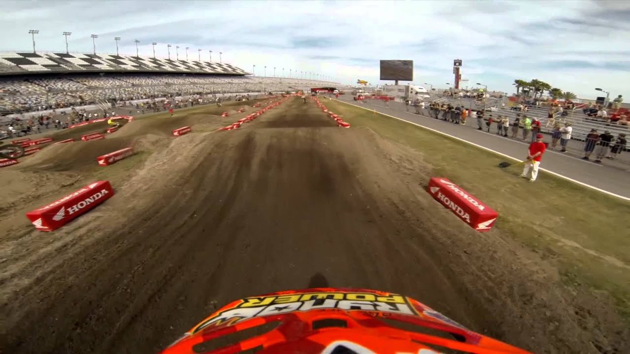 GoPro HD: Jimmy Decotis Practice Lap 2013 Daytona Supercross