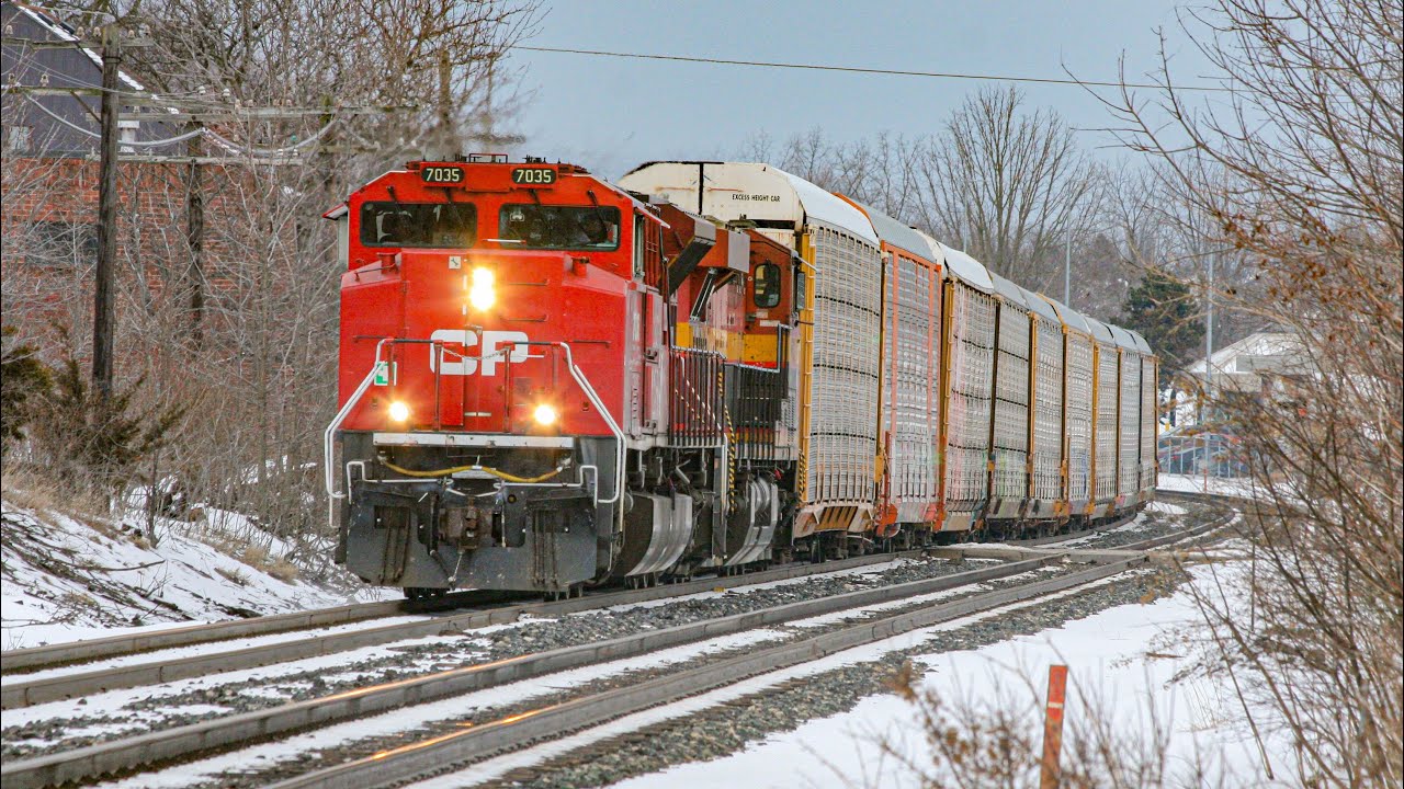 ACU LEADER! Railfanning the CPKC Galt Sub (FEB 25, 2026)