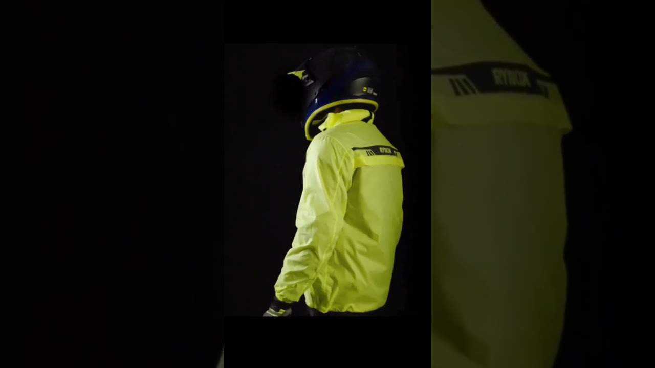Rynox H2GO Pro 3 Rain Jacket &ndash; Hiviz Green || Bikester Global