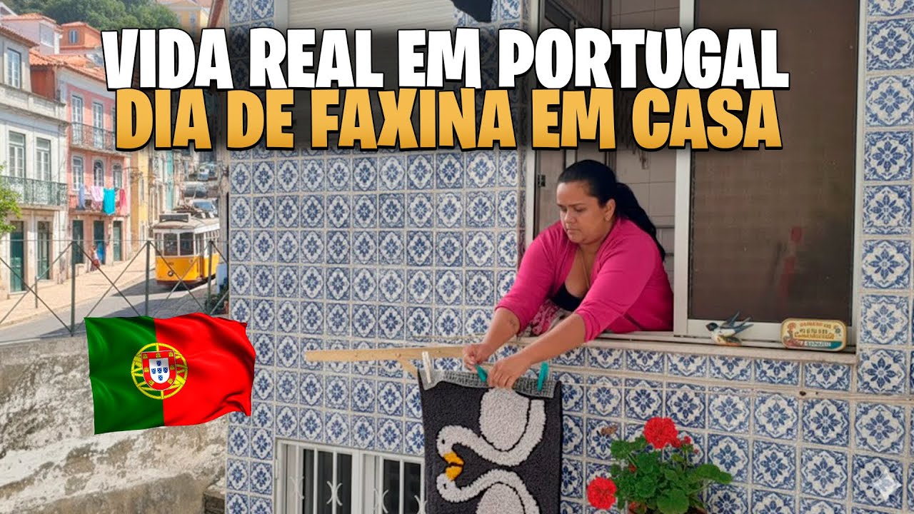 ROTINA DE SÁBADO EM PORTUGAL: FAXINA PESADA, A CASA ESTAVA UM CAOS!