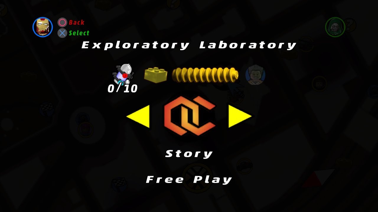Lego Marvel Superheroes - Level #3 - Exploratory Laboratory - Free Play Mode!!!!!