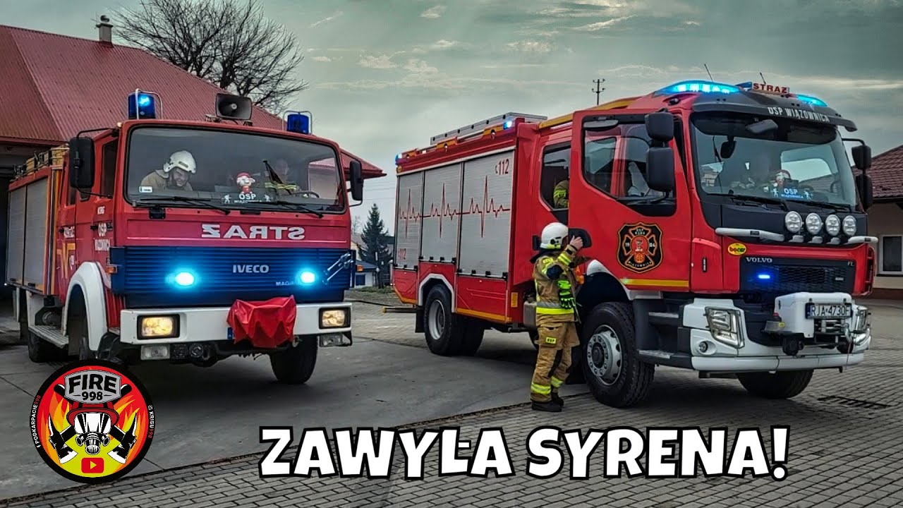 ZAWYŁA SYRENA PODCZAS SESJI W OSP WIĄZOWNICA! ZOBACZ DLACZEGO