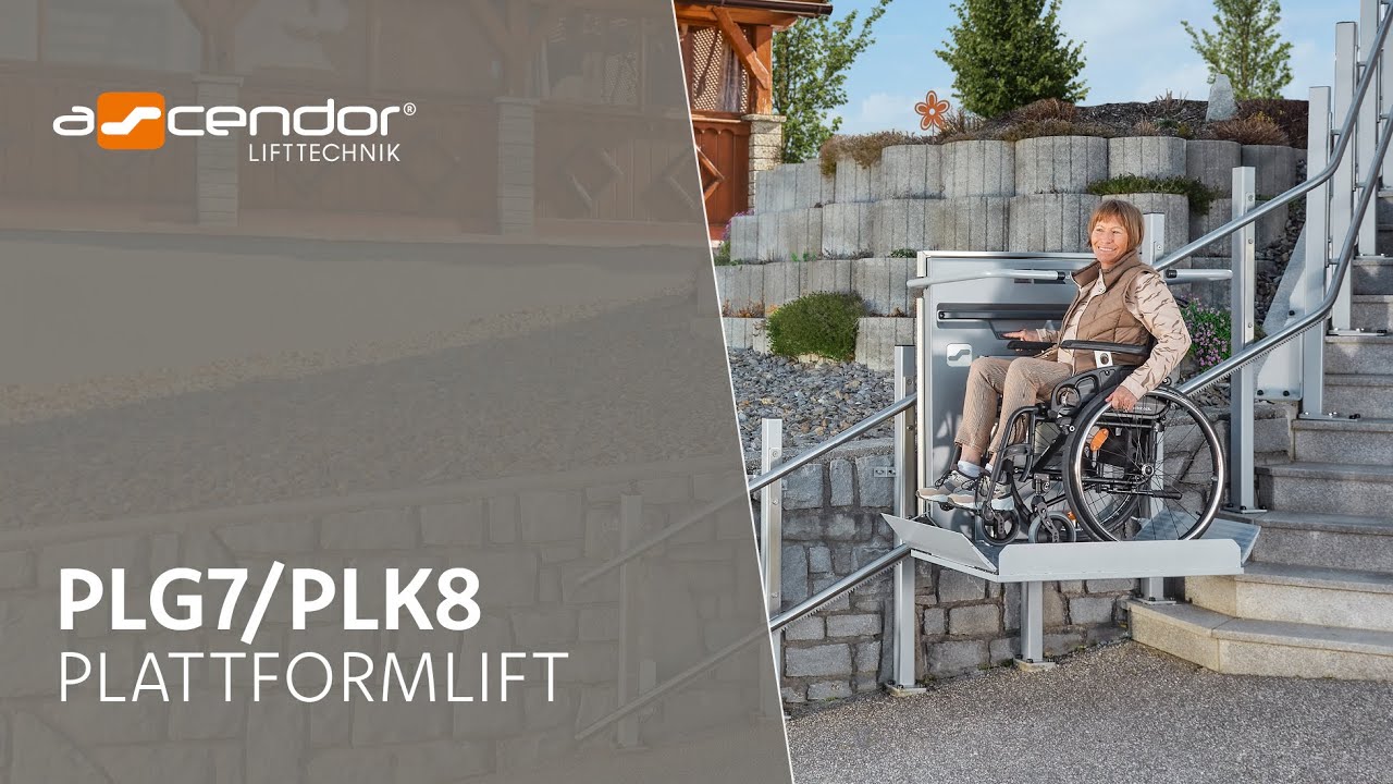 Ascendor Plattformtreppenlift PLG7 & PLK8