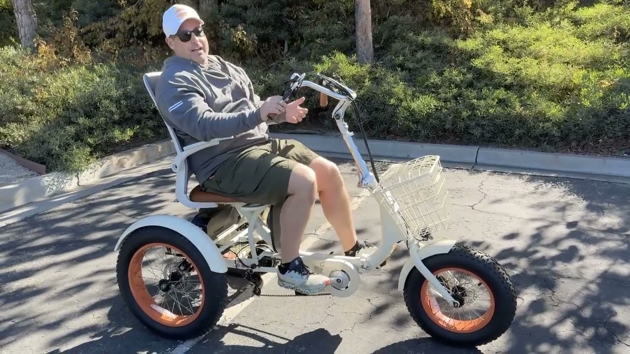 750 Watt ETrike REVOLUTIONIZES Fat Tire Recumbent Electric Tricycles! You MUST SEE This!