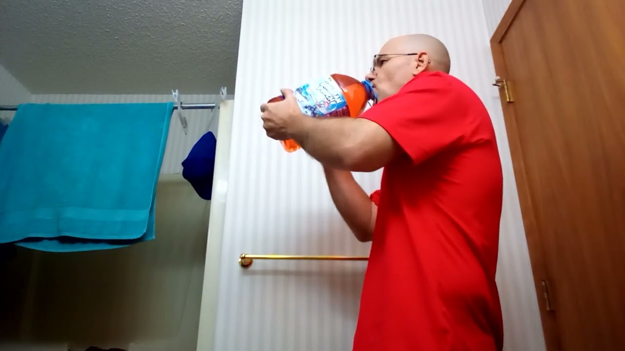 Chug from a Hawaiian Punch Gallon Bottle