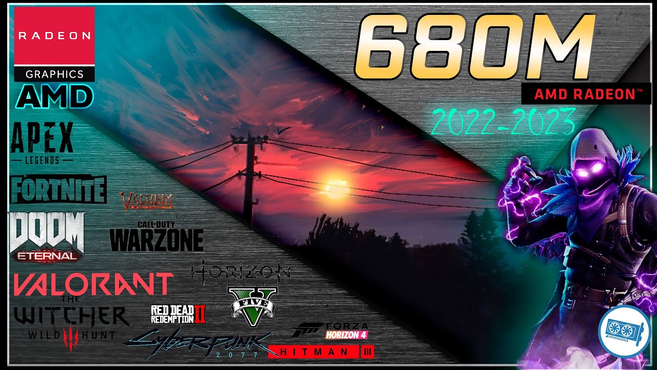 RDNA 2 Radeon 680m in 15 Games   | R9 6900HS  | 2022