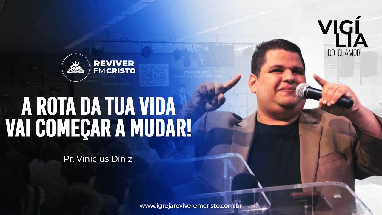 A ROTA DA TUA VIDA VAI COMEÇAR A MUDAR! | PR. VINICIUS DINIZ | REC ALAGOAS