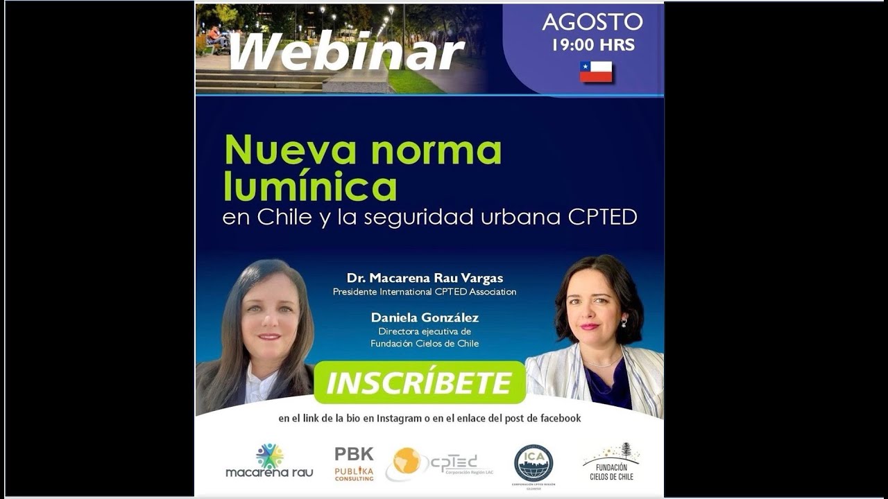 Webinar Nueva Norma Lumínica y la Seguridad Urbana