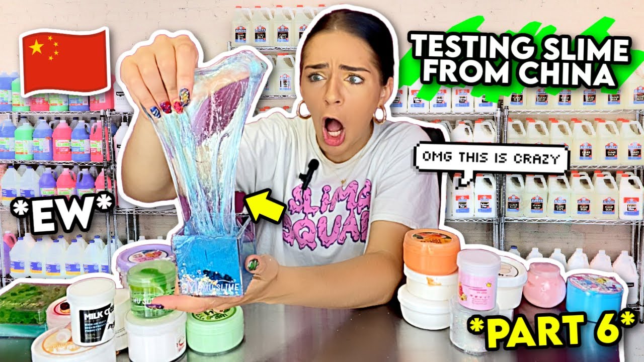 Testing Slime I Bought from CHINA PART 6!! *MASSIVE UNBOXING REVIEW*