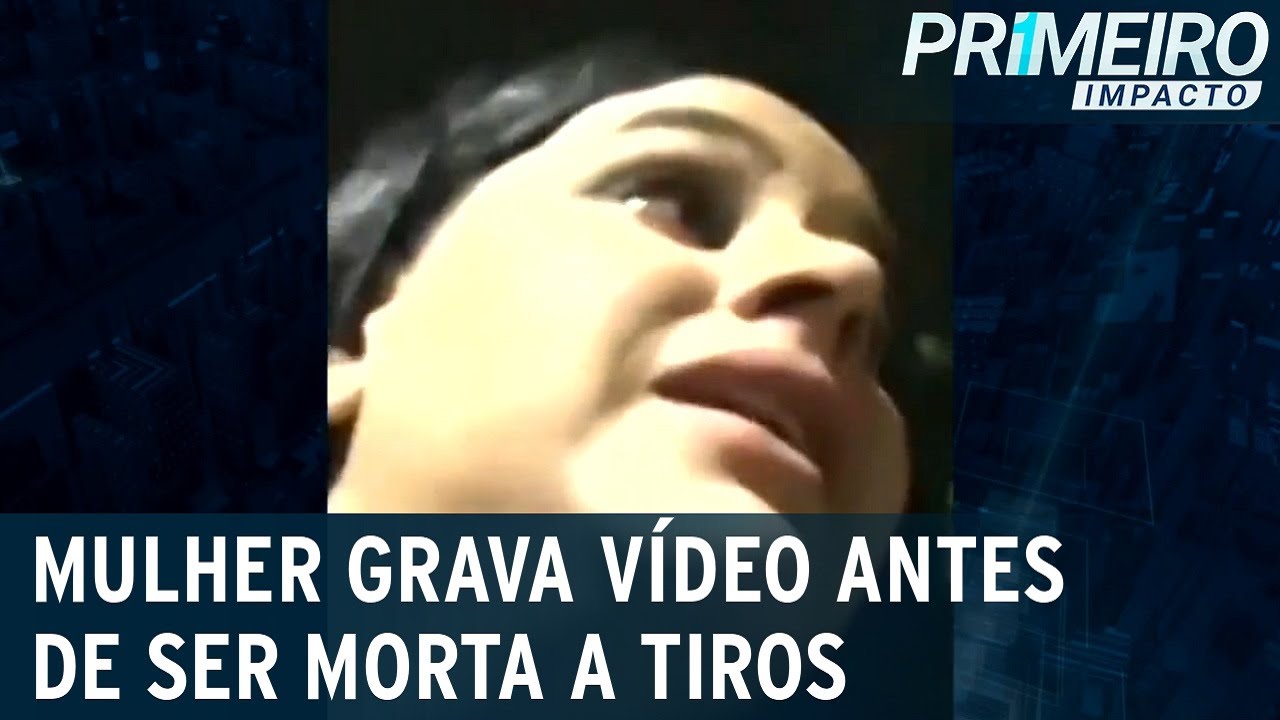 Vítima de feminicídio grava vídeos antes de ser assassinada a tiros | Primeiro Impacto (19/06/23)