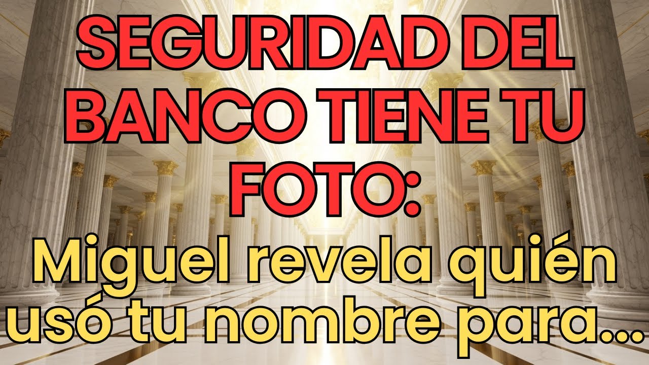 SEGURIDAD DEL BANCO TIENE TU FOTO: Miguel revela quién usó tu nombre para...