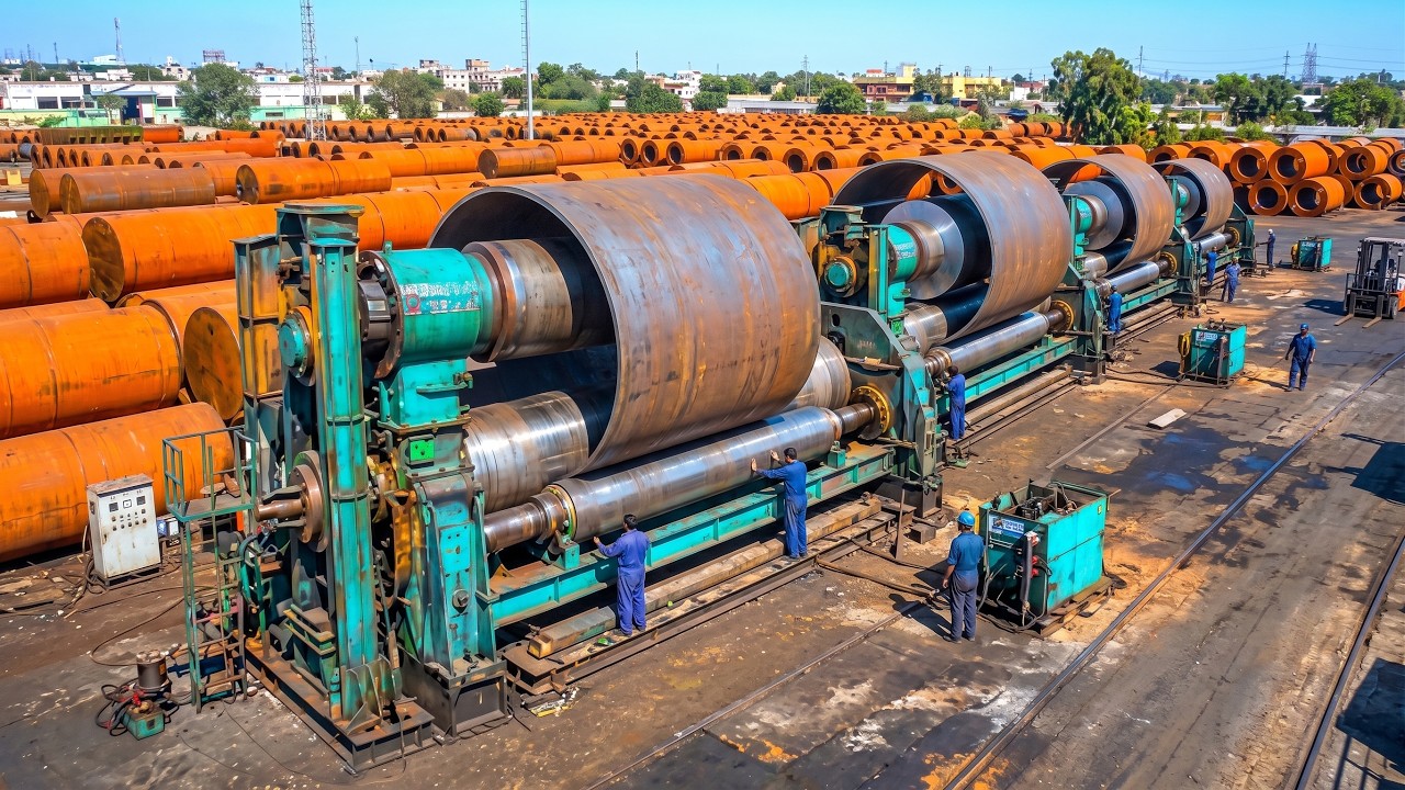 Pakistan Factory Secrets - Pakistan Steel Pipe Manufacturing Process - @Pakistani-Hands