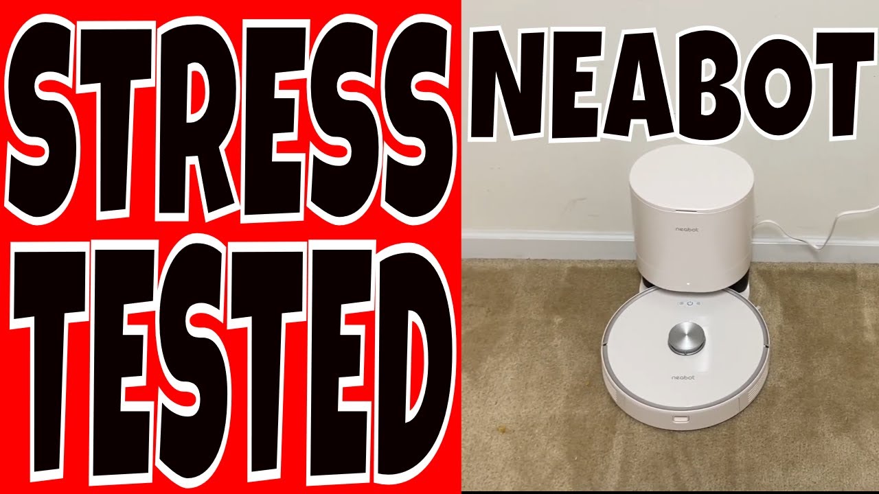 Neabot NoMo Self Empty Robot Vacuum STRESS TEST Can it handle LARGE MESS? Rice Chips HAIR JellyBeans
