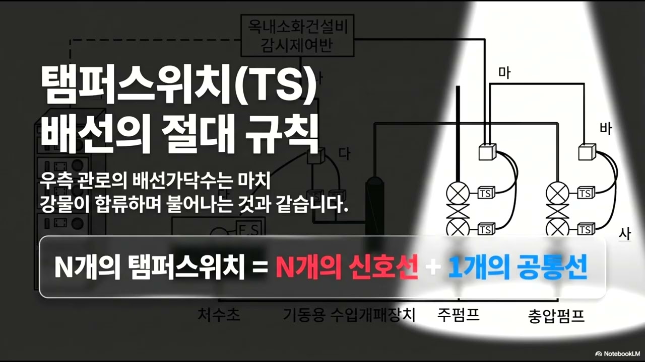5-1번 상세해설, 소방설비 전기 실기 기출 옥내소화전 감시·동력제어반 배선가닥수 완벽 풀이! 전원표시등 제외 함정 주의🚨