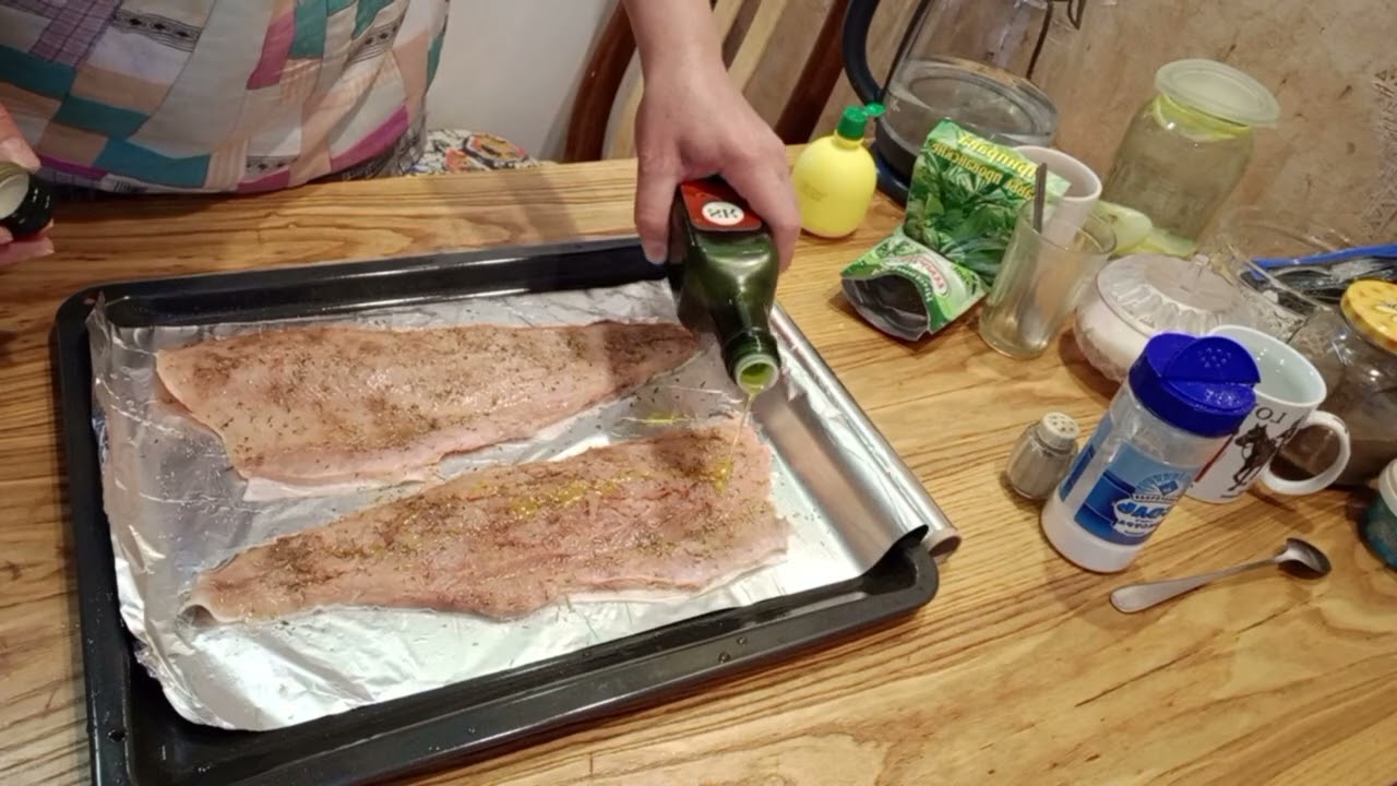 филе ГОРБУШИ запеченое в фольге в духовке 🐟