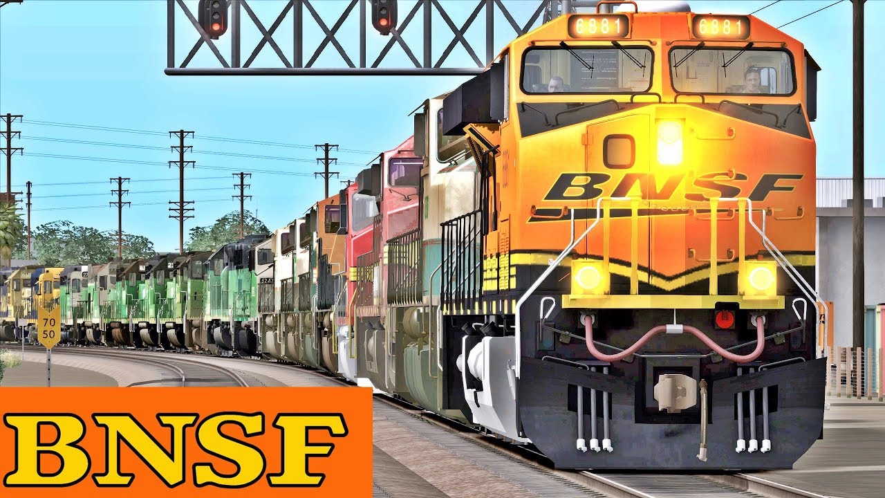 BNSF Power Move ex Burlington Northern - Santa Fe👌