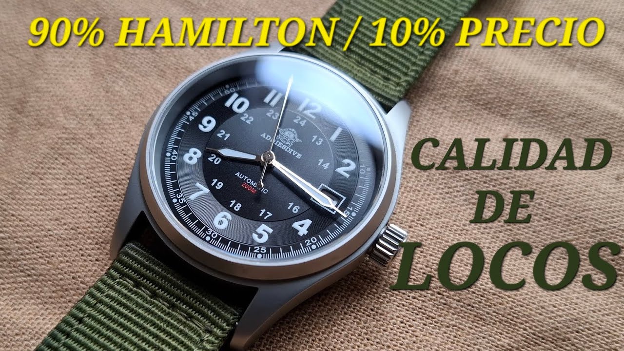 El reloj militar que rompió AliExpress | Addiesdive AD2048 lleva el ADN del Hamilton Khaki Field