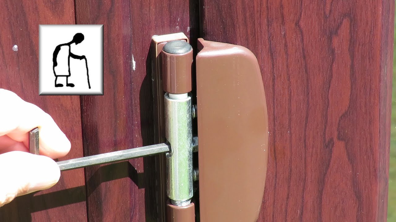 Can I adjust the hinges on my conservatory door?