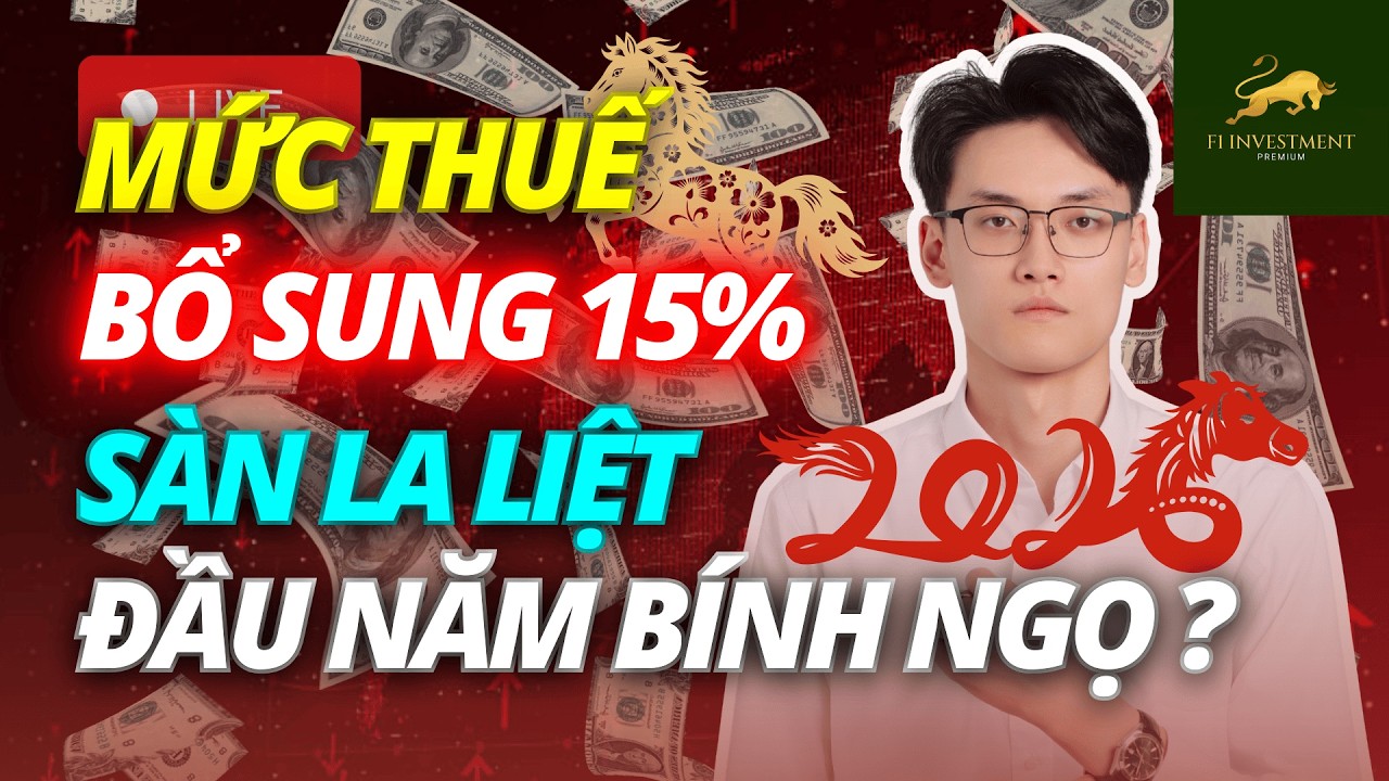 Mức thuế bổ sung khiến cổ phiếu sàn la liệt? | Chứng Khoán Hôm Nay