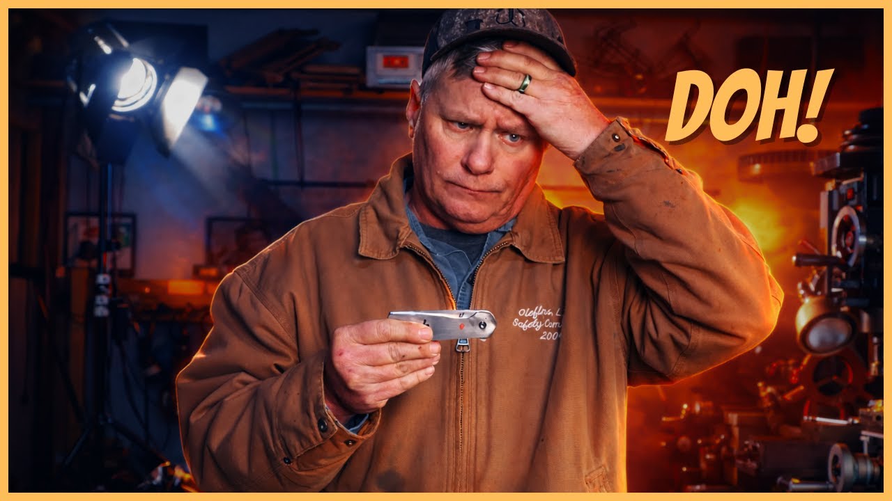 Fixing a Damascus Framelock Mistake