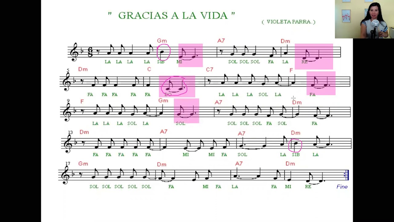 VALENTINA GALAZ  FLAUTA   Gracias a la vida Nivel Intermedio  EAV 5005