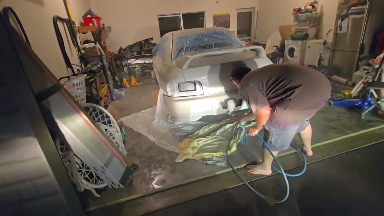 GC8 painting part 1 #subarugc8 #subaru #paint #subarusti #subaruwrx #diy