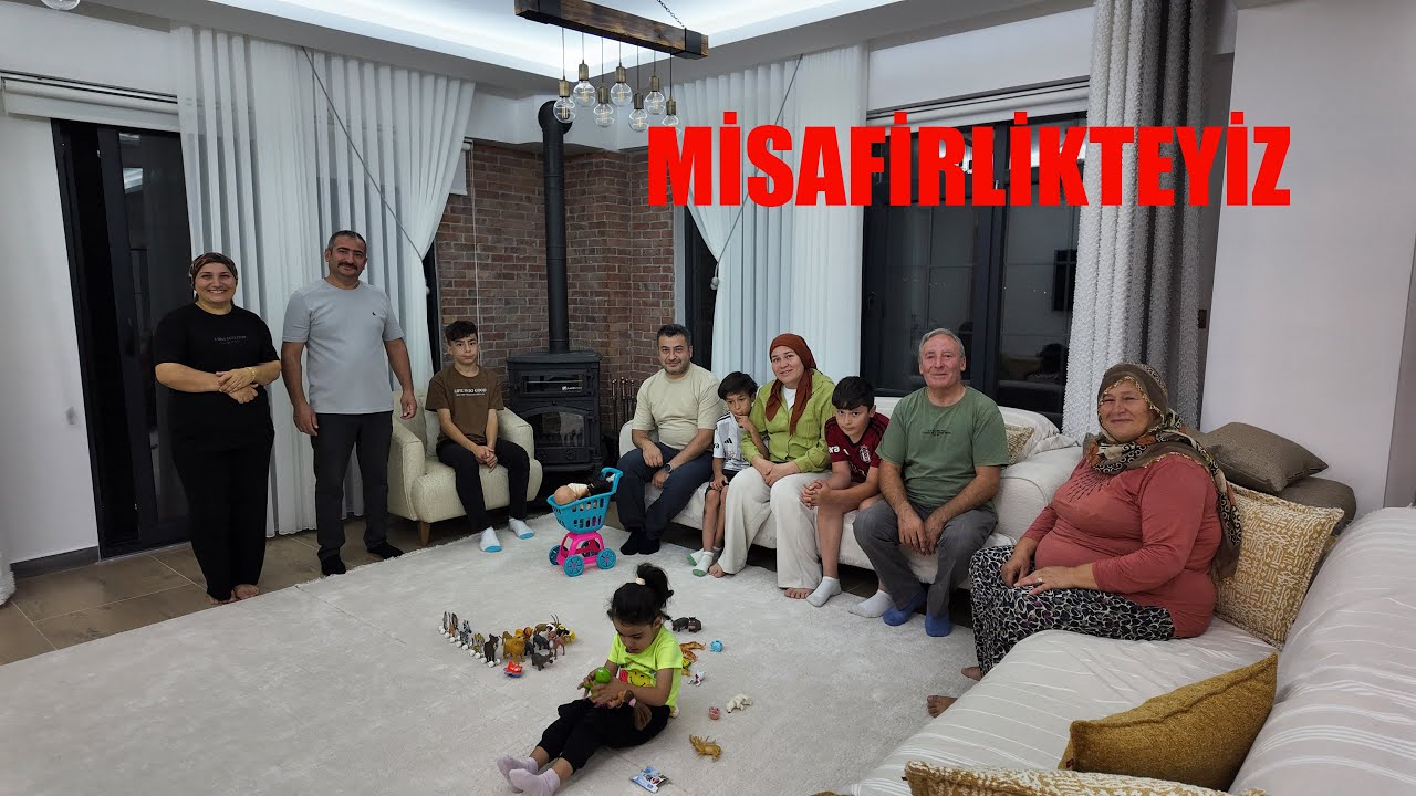 SEYİT KARDEŞİME MİSAFİR OLDUK GÜZEL DEFNEMİZLE TATLI SOHBETLER