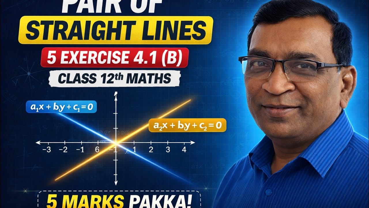 A pair of straight line.5 (Exercise 4.1B)