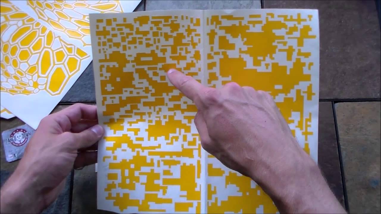 Vinyl Camo Stencils for Duracoat, Cerakote, Krylon, Stippling