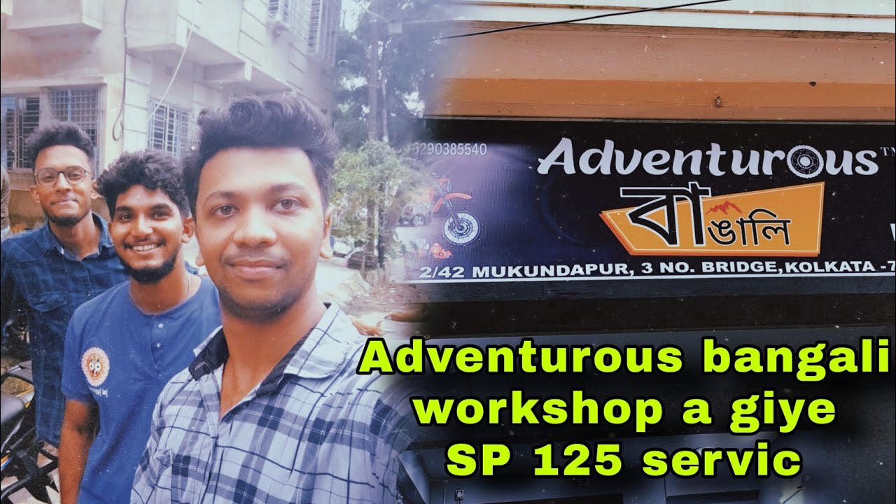Finnally Adventurous bangali workshop a giye bike service koralam