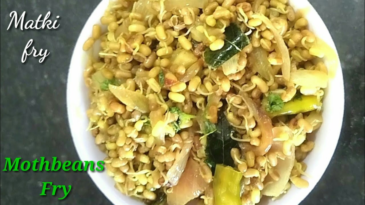 Moth beans fry recipe |Matki chi usal Mod alelya mataki chi bhaji  @ExoticdrizzleFlavours4573