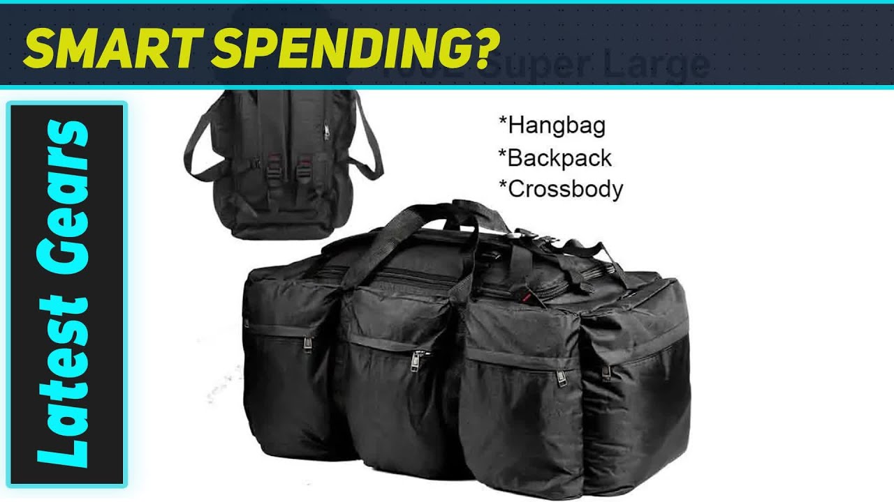 Epic 100L Large Luggage Backpack: Your Go-To for Any Adventure!