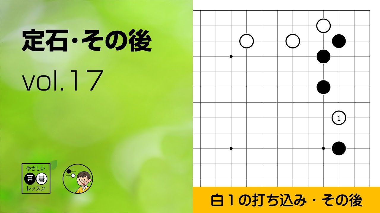 【定石・その後_17】星・大々ゲイマ・打ち込み ～やさしい囲碁レッスン～