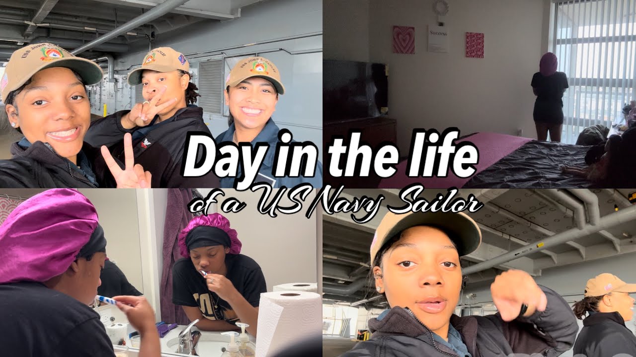 Day in the Life: as a US Navy Sailor ⚓️| 2024| NikhyaMonet