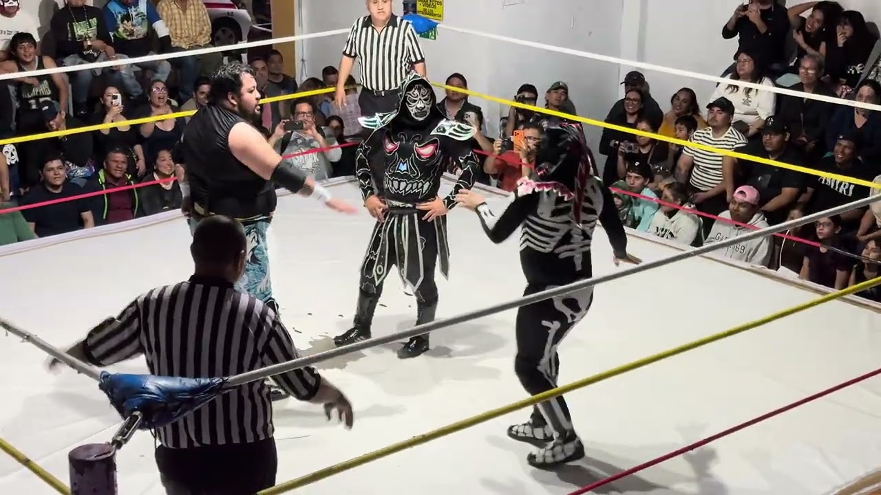 Lucha Sindrome y Parkita vs Christian Wolf y Parkita Negra  Highlights @bwtbananawrestlingtampico