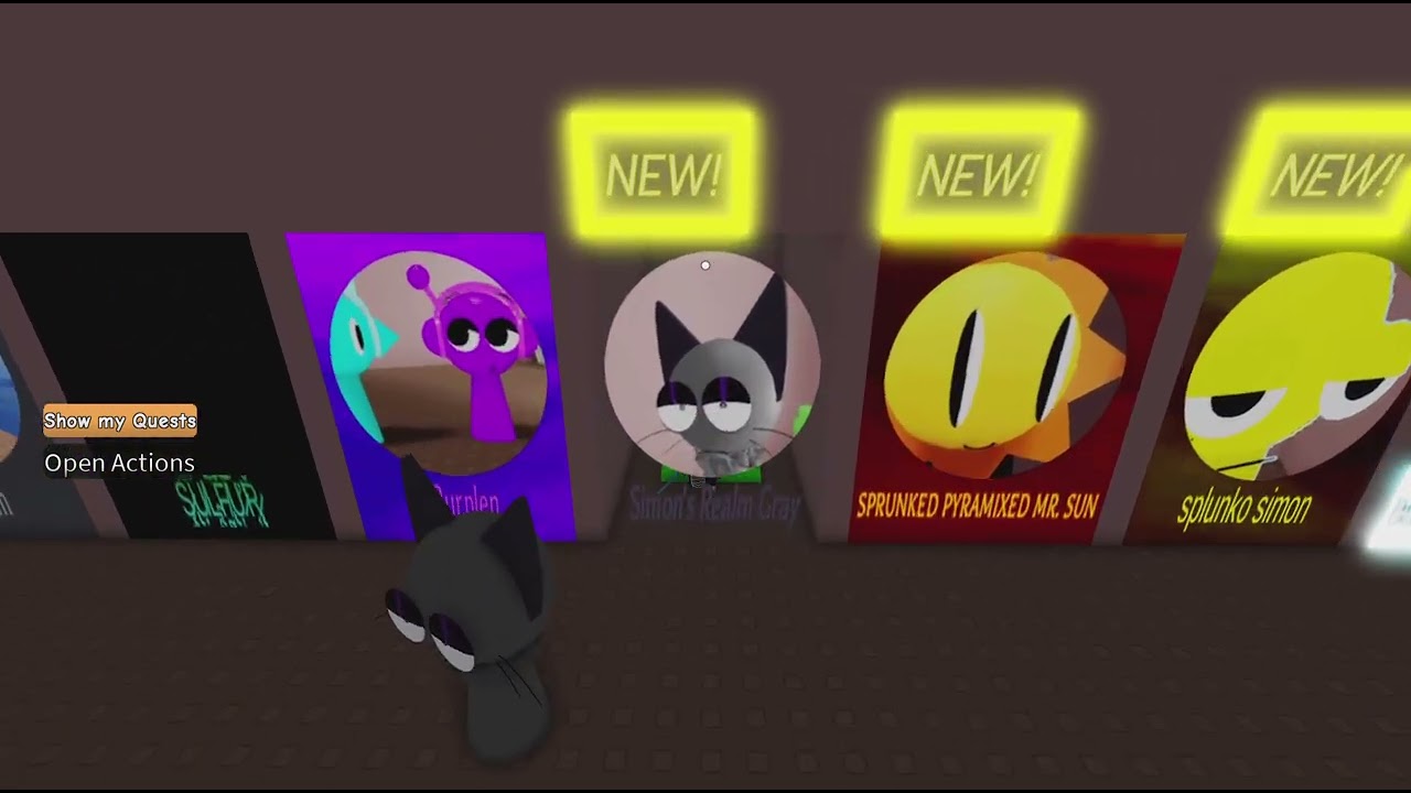 NEW upqae 3D SPRUNKi role paly even
