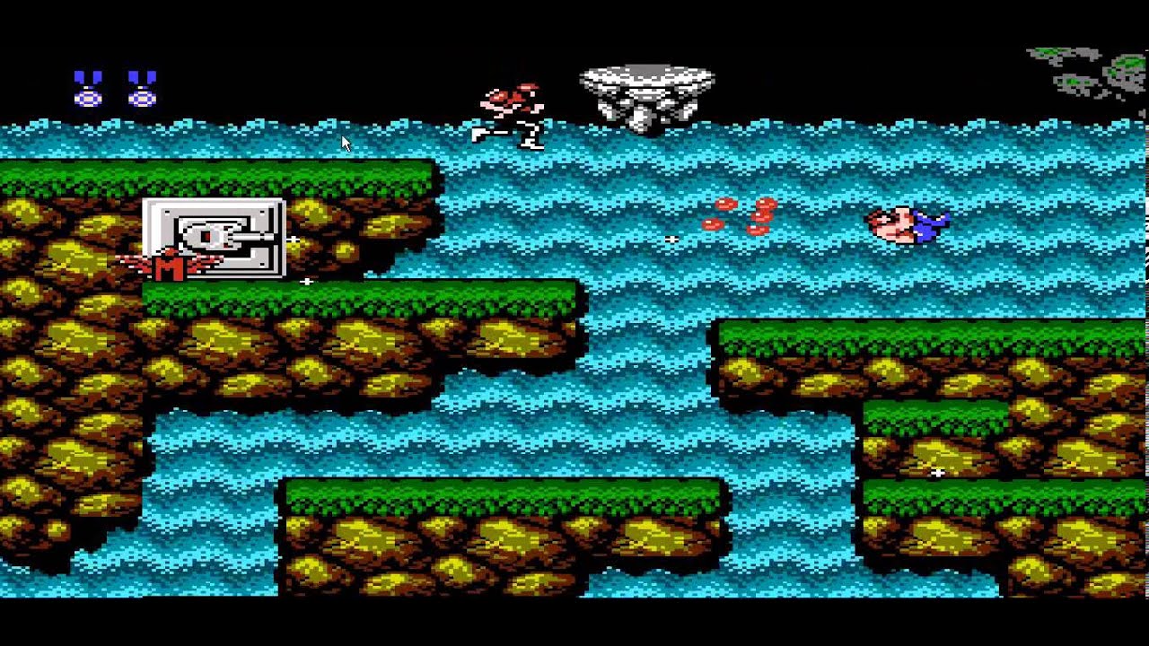 Contra 1 - Level 3 Walkthrough