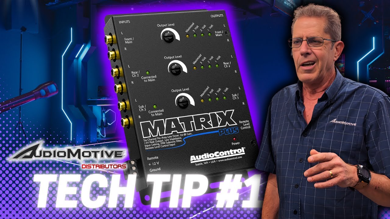 Tech Tip Tuesday THE MATRIX PLUS by AudioControl #distortion