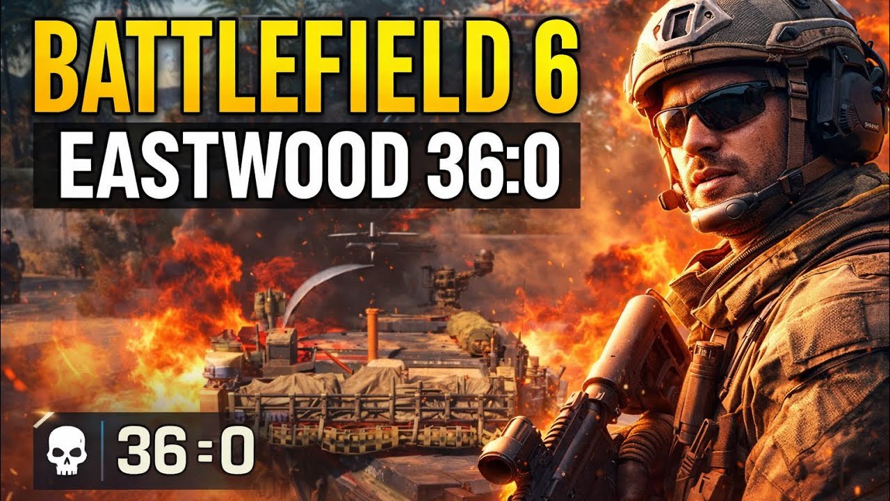Battlefield 6 - Breakthrough Gameplay Eastwood 36-0 Abrahams Tank
